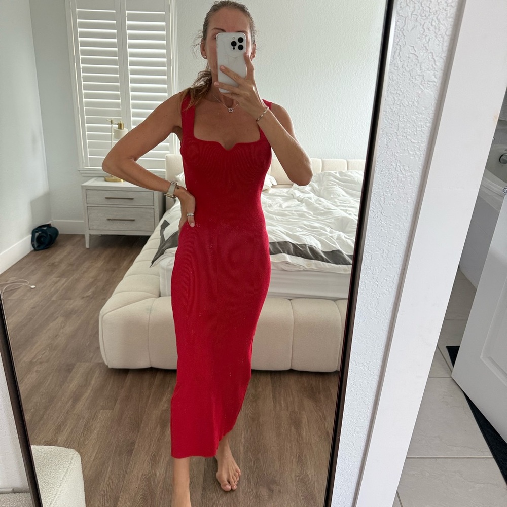 Chic Red Maxi Dress